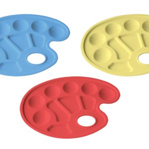 Paleta za slikanje ovalna u boji