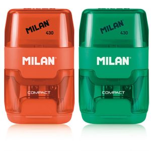 Gumica+šiljilo dvostruko MILAN COMPACT
