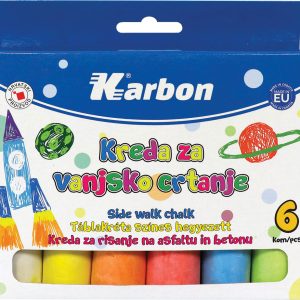 Kreda za vanjsko crtanje 1/6 Karbon okrugla