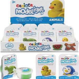 Masa za modeliranje CARIOCA Animal displ. sort (pingvin, patka, dino)