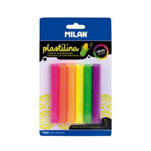 Plastelin MILAN Plastilina 6 boja neon 70g