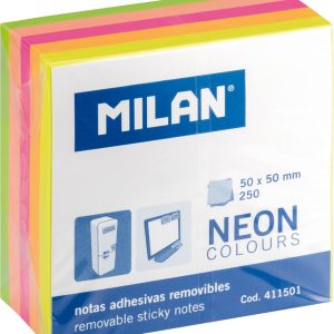 Blok samolj.kocka 50x50 Neon 5 boja 250L MILAN
