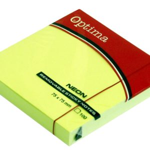 Blok samoljepivi 75x75 neon