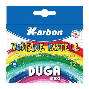 Pastele voštane jumbo KARBON 1/12 trobridne