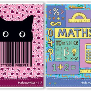 Bilježnica Matematika 1 i 2 STREET GOLD MIX CURE