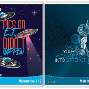 Bilježnica Matematika 1 i 2 STREET GOLD MIX DEČKI