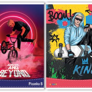 Bilježnica Pisanka B STREET GOLD MIX DEČKI