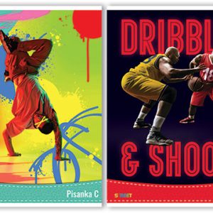 Bilježnica Pisanka C STREET GOLD MIX DEČKI