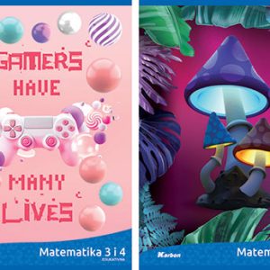 Bilježnica Matematika 3 i 4 KARBON MIX CURE