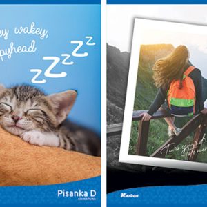 Bilježnica Pisanka D KARBON MIX CURE