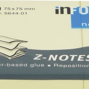 Blok samoljepivi 75x75 žuti "Z" blister 100L