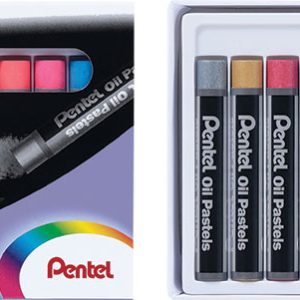 Pastele uljne PENTEL PHN-MF12 mix 6 metalik+6 fluo boja