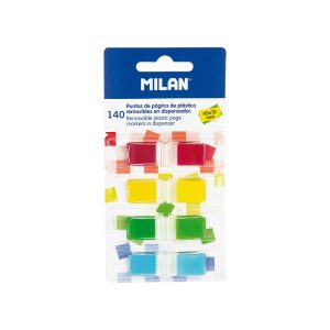 Zastavice označ.MILAN transp.sa nosačem 140kom, 4boje 45x12mm