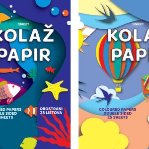 Kolaž papir 25 listova