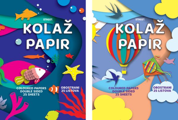 Kolaž papir 25 listova