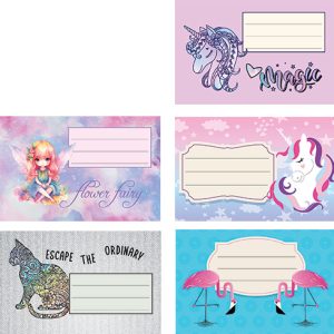 Naljepnice za bilježnice Street Kid Girls