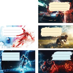 Naljepnice za bilježnice Street Teen Boys