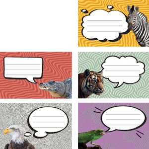 Naljepnice za bilježnice Street Animals Wild