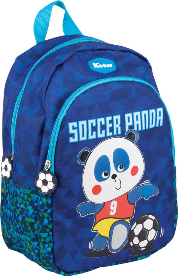 Ruksak vrtićki Karbon SOCCER PANDA